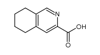 5,6,7,8-tetrahydro-isoquinoline-3-carboxylic acid结构式