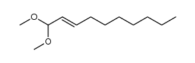 1,1-dimethoxy-dec-2-ene结构式