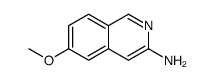 6-methoxyisoquinolin-3-amine结构式