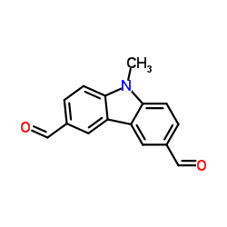 N-甲基咔唑-3,6-二醛结构式