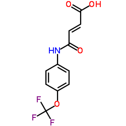 3-(N-(4-(TRIFLUOROMETHOXY)PHENYL)CARBAMOYL)PROP-2-ENOIC ACID structure