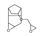 octahydro-4-(oxiranylmethoxy)-2,5-methano-2H-indeno[1,2-b]oxirene结构式