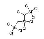 trichloro-[chloro-[dichloro(trichlorosilylmethyl)silyl]methyl]silane结构式