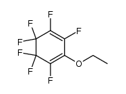 1,3,4,5,5,6,6-heptafluoro-2-ethoxy-1,3-cyclohexadiene Structure