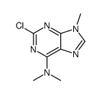 2-Chloro-N,N,9-trimethyl-9H-purin-6-amine structure