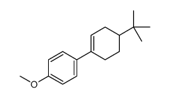 1-(4-tert-butylcyclohexen-1-yl)-4-methoxybenzene结构式