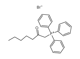 2-oxohepthyltriphenylphosphonium bromide结构式