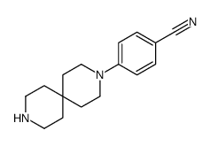 4-(3,9-二氮杂螺[5.5]-3-十一基)-苯甲腈结构式