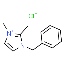 氯化 1-苄基-2, 3-二甲基咪唑结构式