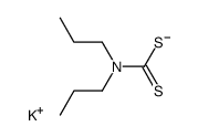 N,N-di-n-propyl dithiocarbamic acid potassium salt Structure
