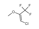 (2-chloro-1-trifluoromethyl-vinyl)-methyl ether Structure