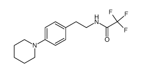 N-(4-Piperidinophenethyl)-2,2,2-trifluoroacetamide structure