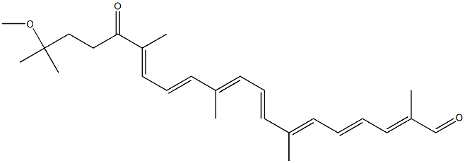 1,2-Dihydro-1-methoxy-4-oxo-12'-apo-ψ,ψ-caroten-12'-al picture