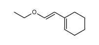 β-(cyclohexenyl-1)-vinyl ethyl ether结构式