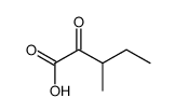 (+/-)-3-methyl-2-oxovaleric acid Structure