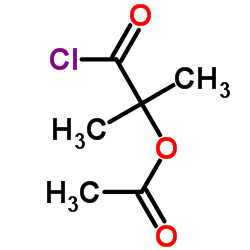 2-乙酰氧基异丁酰氯结构式