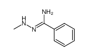 N'-methyl-benzohydrazonic acid amide Structure