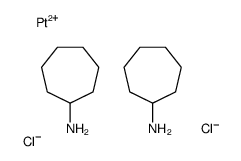 cycloheptanamine,platinum(2+),dichloride Structure