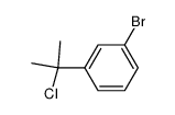 2-(3-bromophenyl)-2-chloropropane Structure