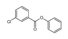 phenyl 3-chlorobenzoate结构式