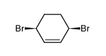 cis-3,6-dibromocyclohexene Structure