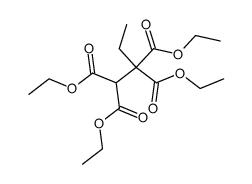 1-ethyl-1,1,2,2-tetraethoxycarbonylethane Structure