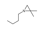 Aziridine, 1-butyl-2,2-dimethyl- (9CI) Structure