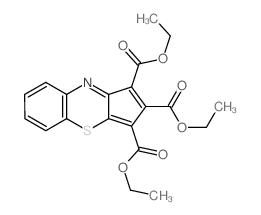 triethyl cyclopenta[b][1,4]benzothiazine-1,2,3-tricarboxylate结构式