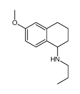 6-methoxy-N-propyl-1,2,3,4-tetrahydronaphthalen-1-amine Structure