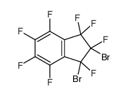 1,2-dibromo-1,2,3,3,4,5,6,7-octafluoroindene Structure