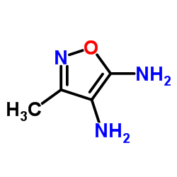 4,5-Isoxazole diamine,3-methyl-(9CI)结构式