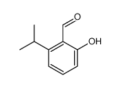 Benzaldehyde, 2-hydroxy-6-(1-methylethyl)- (9CI) structure