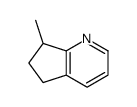 7-methyl-6,7-dihydro-5H-cyclopenta[b]pyridine结构式