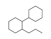 1-cyclohexyl-2-propylcyclohexane Structure