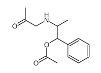Acetic acid 2-(acetylmethylamino)-1-phenylpropyl ester结构式