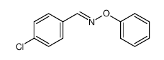 4-Chlorobenzaldehyde O-phenyl oxime structure