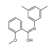 N-(3,5-dimethylphenyl)-2-methoxybenzamide结构式