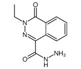 1-Phthalazinecarboxylicacid,3-ethyl-3,4-dihydro-4-oxo-,hydrazide(9CI) Structure