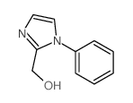 (1-phenylimidazol-2-yl)methanol结构式