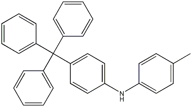 4-methyl-N-(4-tritylphenyl)aniline Structure