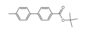 tert-butyl 4'-methylbiphenyl-4-carboxylate Structure