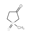 3-Phospholanone,1-methyl-, 1-sulfide结构式