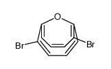 2,7-dibromo-11-oxabicyclo[4.4.1]undeca-1,3,5,7,9-pentaene结构式