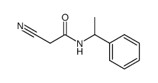 2-CYANO-N-(1-PHENYL-ETHYL)-ACETAMIDE Structure