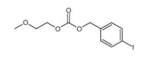 p-Iodobenzyl 2-methoxyethyl=carbonate Structure