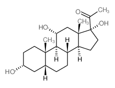 1-[(3R,5R,8S,9S,10S,11R,13S,14S,17R)-3,11,17-trihydroxy-10,13-dimethyl-1,2,3,4,5,6,7,8,9,11,12,14,15,16-tetradecahydrocyclopenta[a]phenanthren-17-yl]ethanone picture