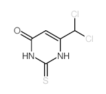 6-(dichloromethyl)-2-sulfanylidene-1H-pyrimidin-4-one Structure