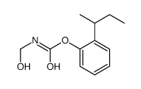 (2-butan-2-ylphenyl) N-(hydroxymethyl)carbamate Structure