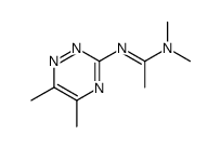 N'-(5,6-dimethyl-1,2,4-triazin-3-yl)-N,N-dimethylethanimidamide结构式
