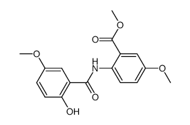 4',5-Dimethoxy-2-hydroxy-2'-methoxycarbonylbenzaldehyde结构式